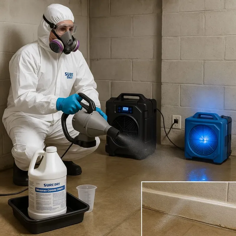 Sanitization and Odor Removal process in Rawls Springs, MS
