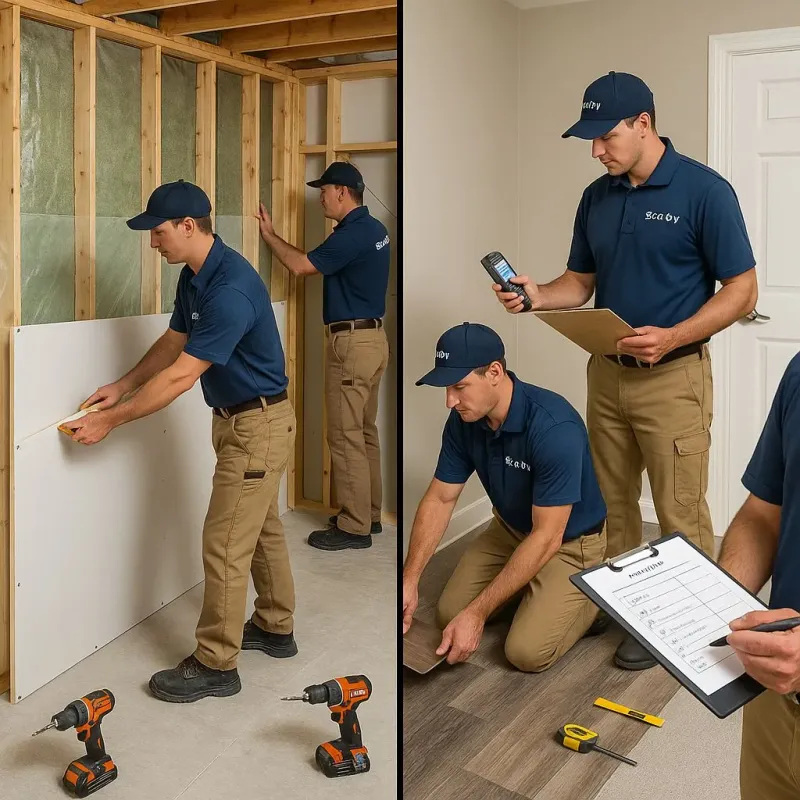 Repairs and Reconstruction process in Rawls Springs, MS