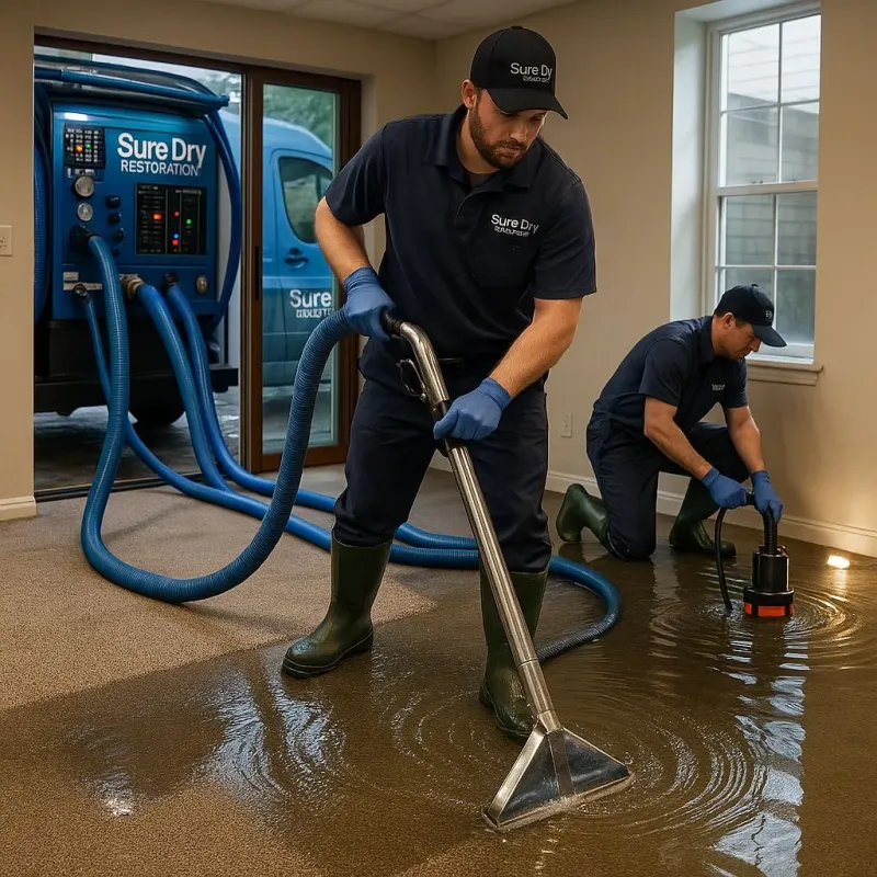 Water Extraction and Removal process in Rawls Springs, MS
